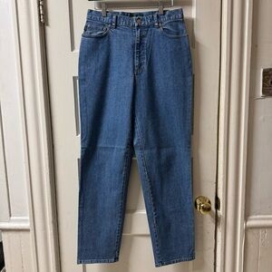 Vintage Lauren Ralph Lauren Blue Denim Jeans Baggy High-rise Mom Fit Size 8